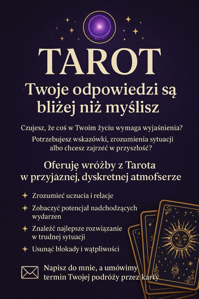 Wróźby z tarota kontakt przez olx