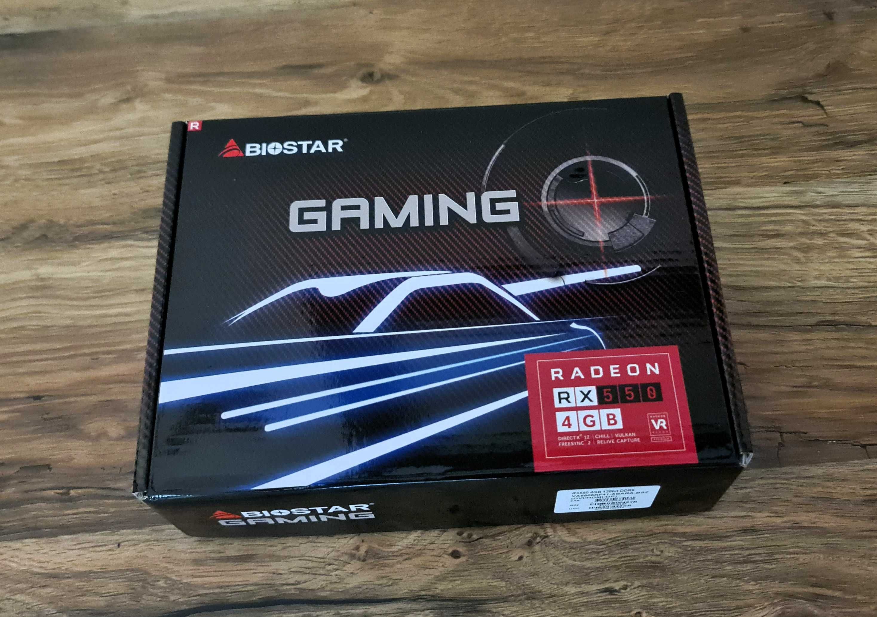 Nowa karta graficzna Biostar Radeon Rx550 4Gb Gddr5/gw.