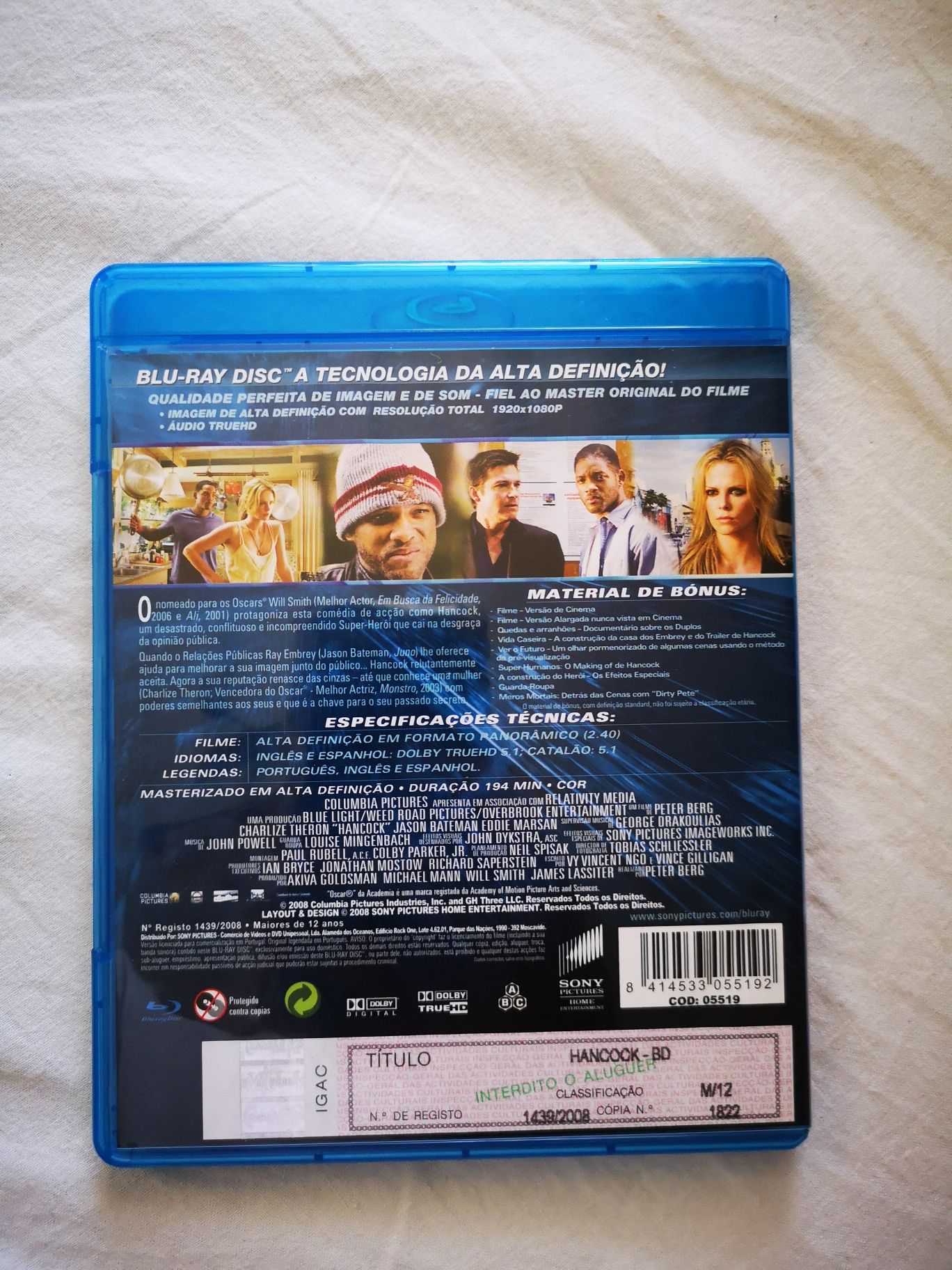 Hancook - Filme Blu-Ray