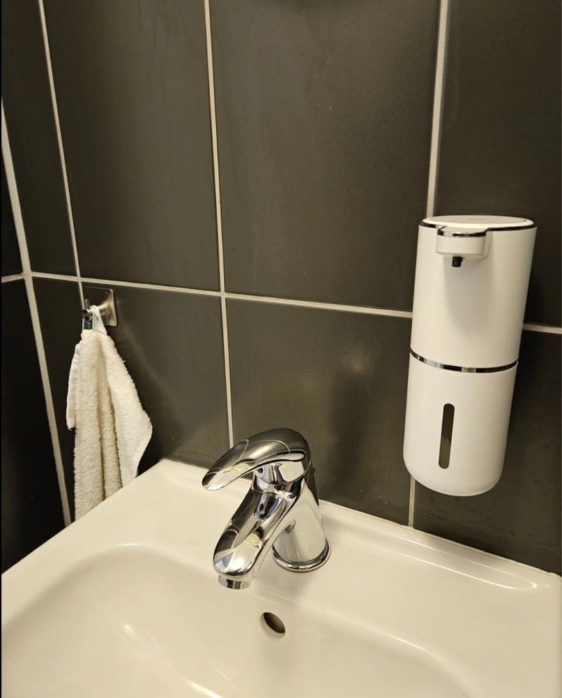 Automatyczny dozownik mydła 380 ml | Bezdotykowy | Ładowanie USB
