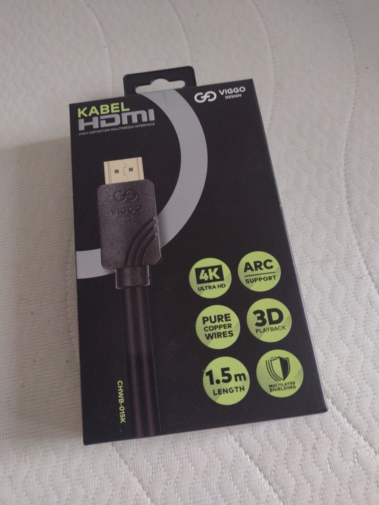 Kabel HDMI 2.1 1,5m HDMI - HDMI 1,5 m