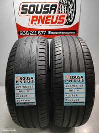 2 pneus semi novos 205-55r17 kleber - oferta da entrega 100 EUROS