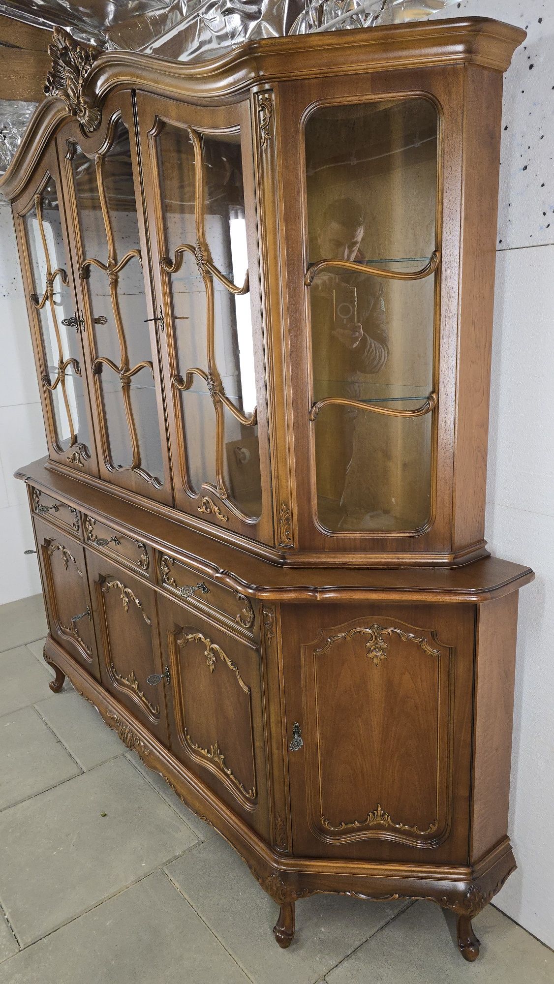 Witryna stylowa Chippendale Warrings
