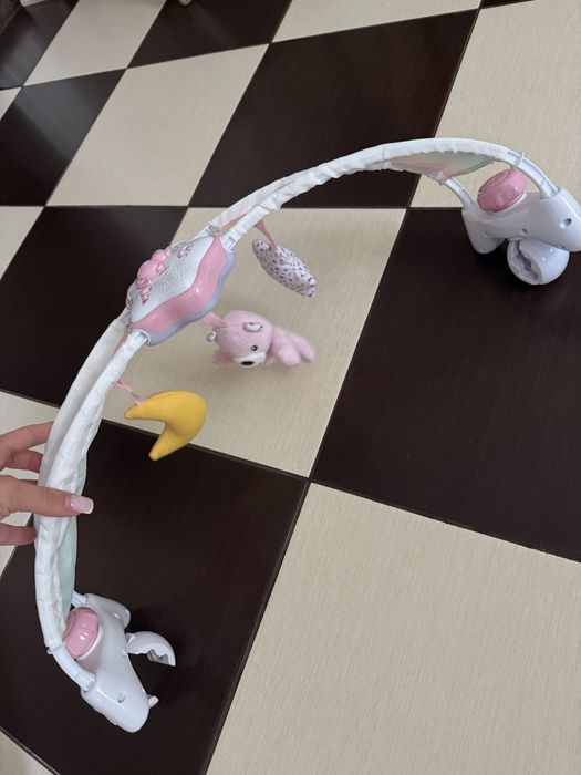 Мобіль Chicсо , Іграшка-нічник на ліжечко Chicco "Веселкове сяйво"