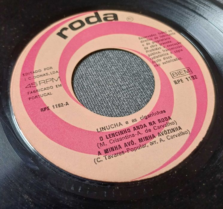 Linucha e as Cigarrinhas Single Vinil