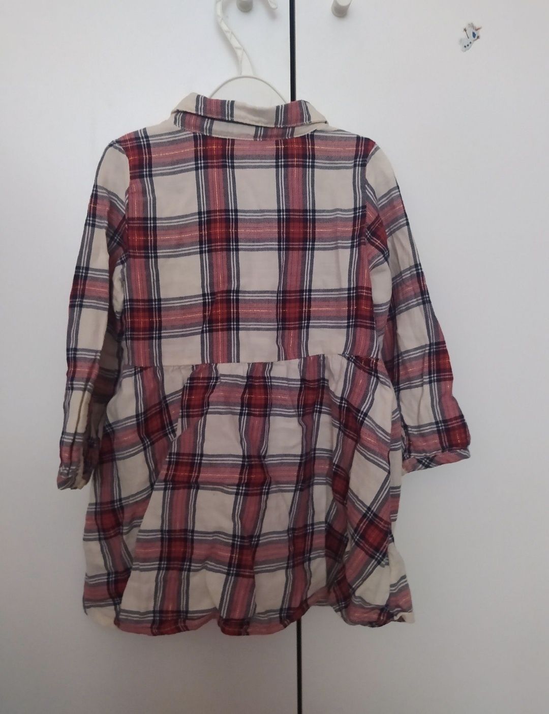 Sukienka z długim rękawem r. 86 H&M Sukienka z długim rękawem r. 86