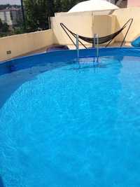 Piscina com escada e filtro tudo incluído