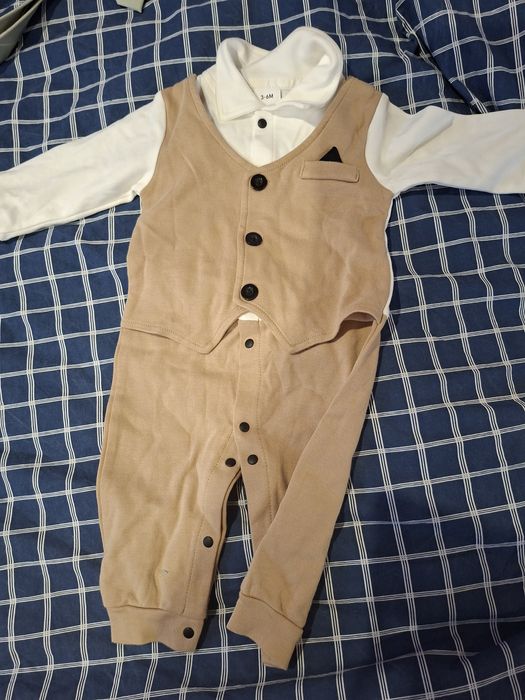 Garniturek do chrztu 3-6 m