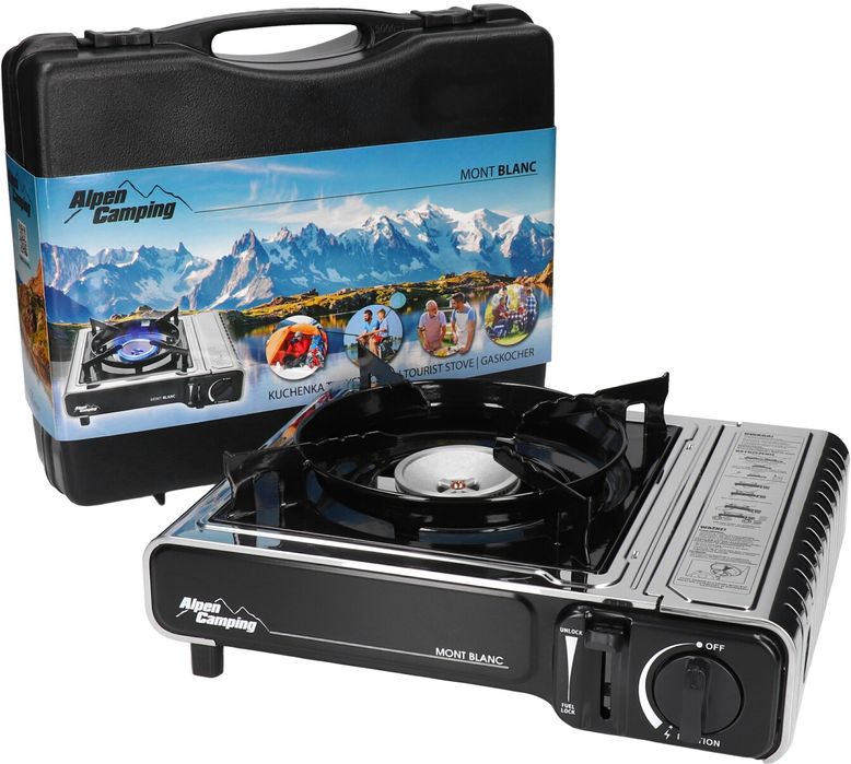 Портативная газовая плитка Alpen Camping Mont Blanc