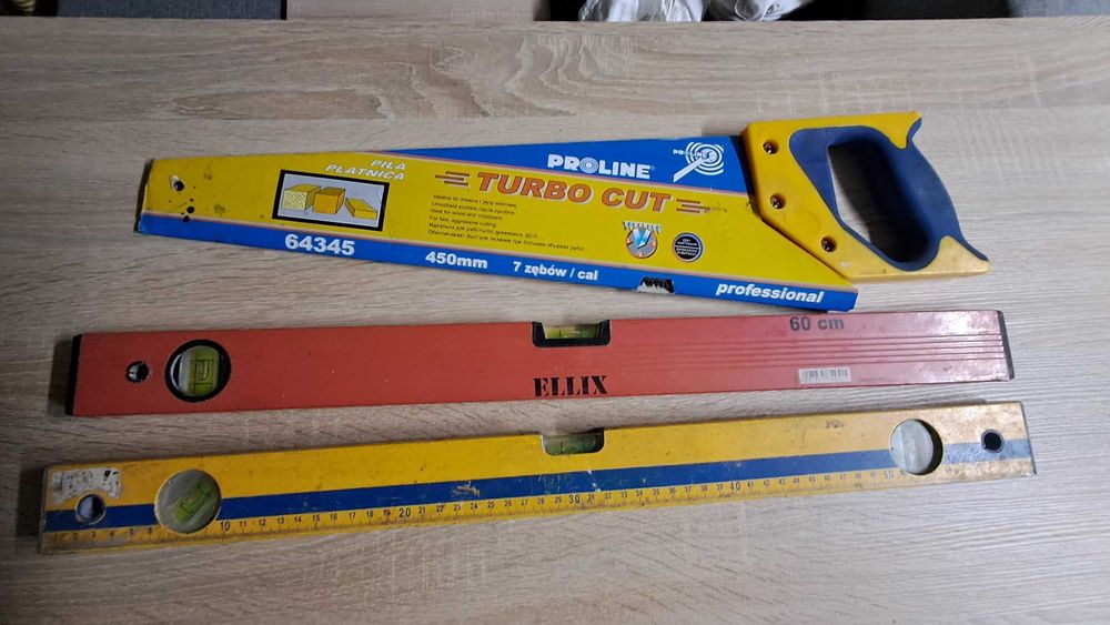 Piła Proline TURBOCUT 450mm + 2 poziomice Elix i Hard Head