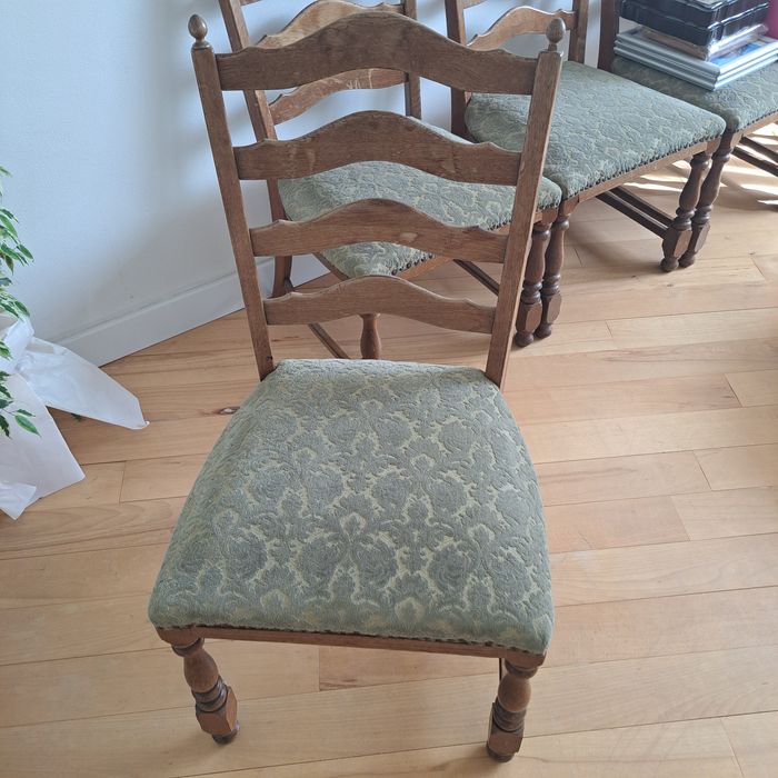 Дубові стільці, стілець для вітальні, 6 шт.