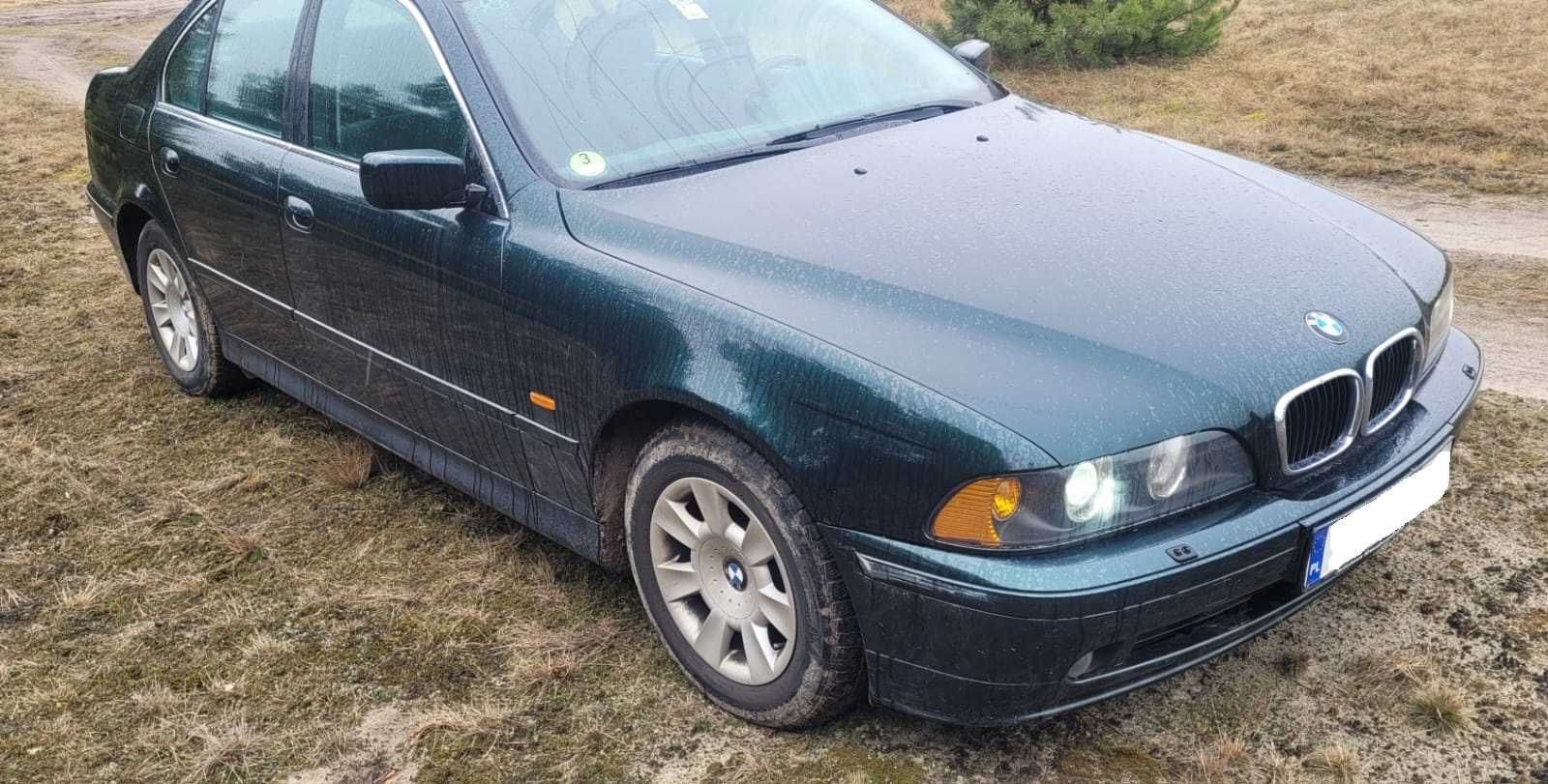 Maska błotnik zderzak drzwi przód BMW E39 oxfordgruen 2 met