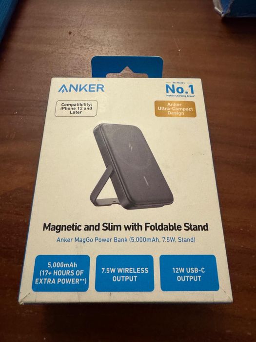 Powerbank magnetyczny Anker MagGo 7,5W 5000mAh USB-C MagSafe
