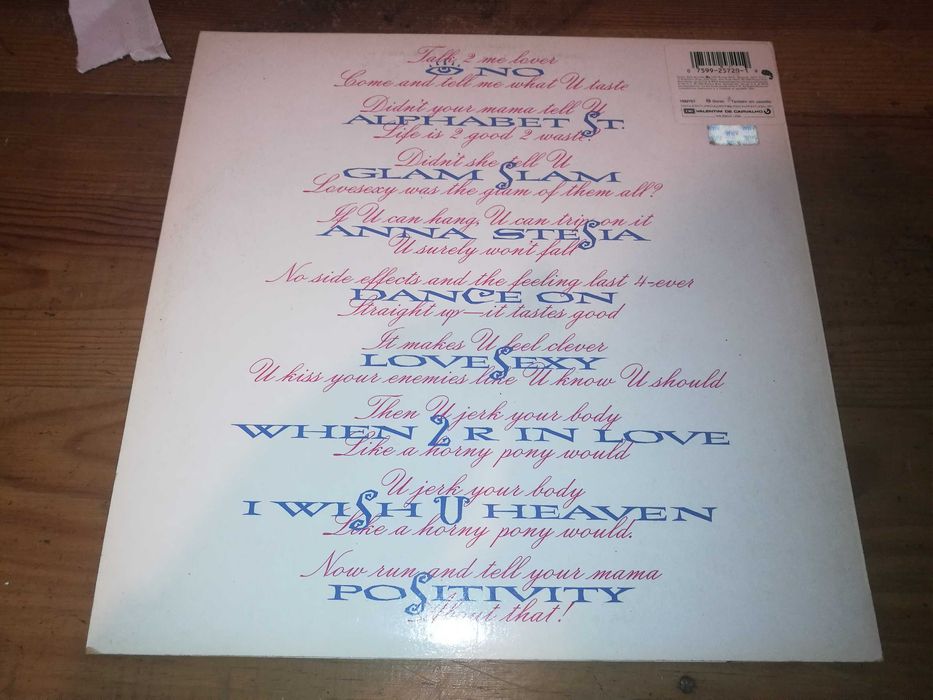 PRINCE - Lovesexy LP