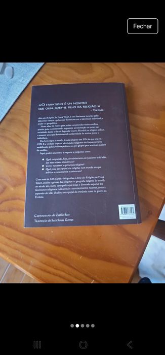 Livro Atlas das Religiões Frank Tetart