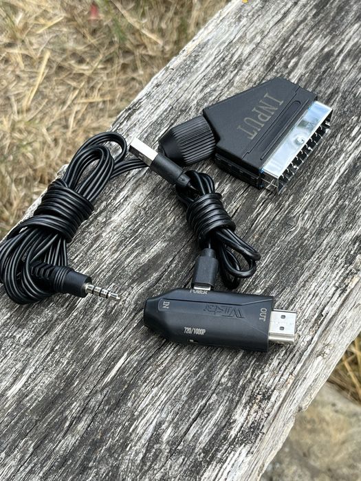 Конвертер HDMI в Scart 1080P, 1м. Адаптер, перехідник