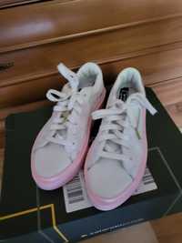 Adidas Sleek biało różowe roz 36