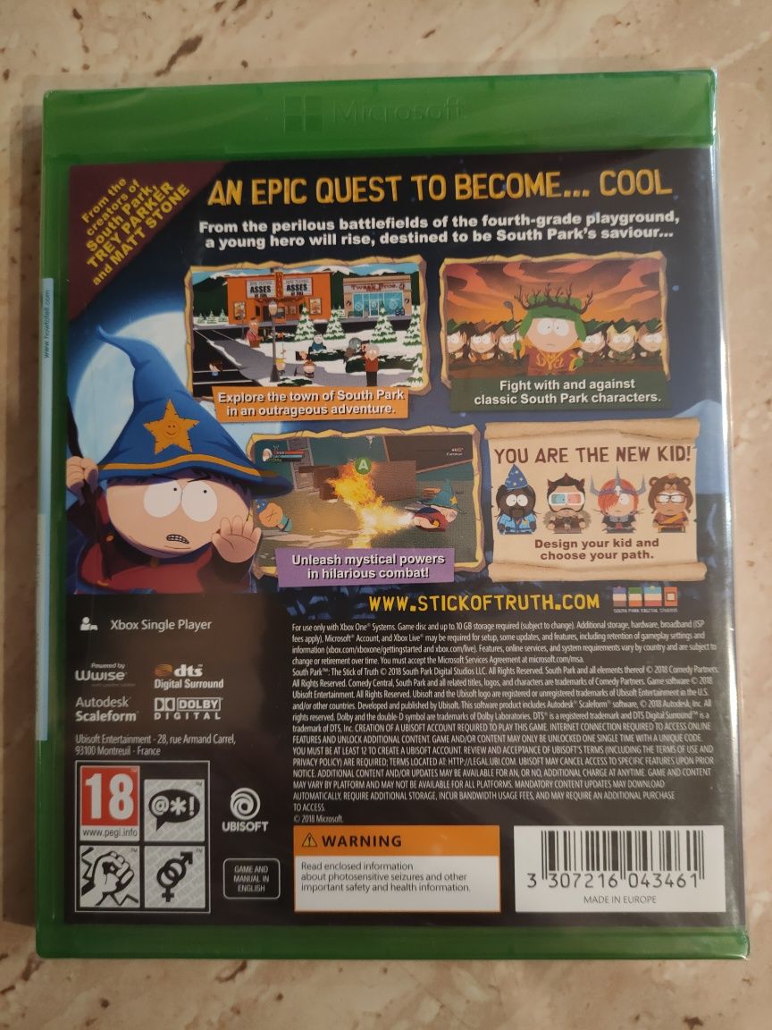 Xbox One - South Park: The Stick of Truth / Nowa zafoliowana