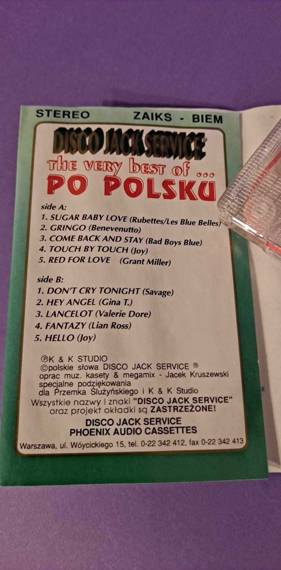Disco Jack Service - The Very Best Of ... Po Polsku 3 KASETA
