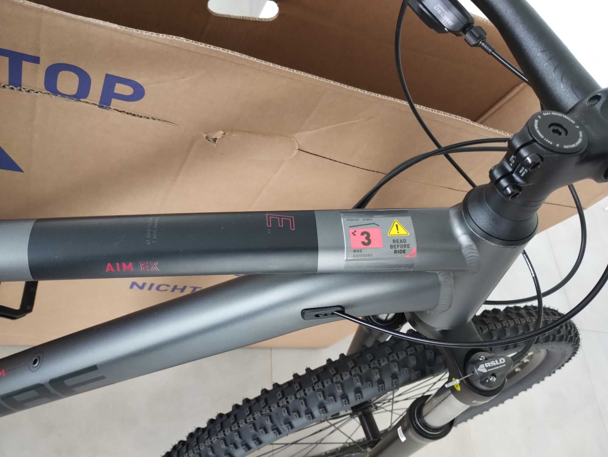 Nowy Cube Aim EX Deore 2×10 grey'n'red  M 18"/29"