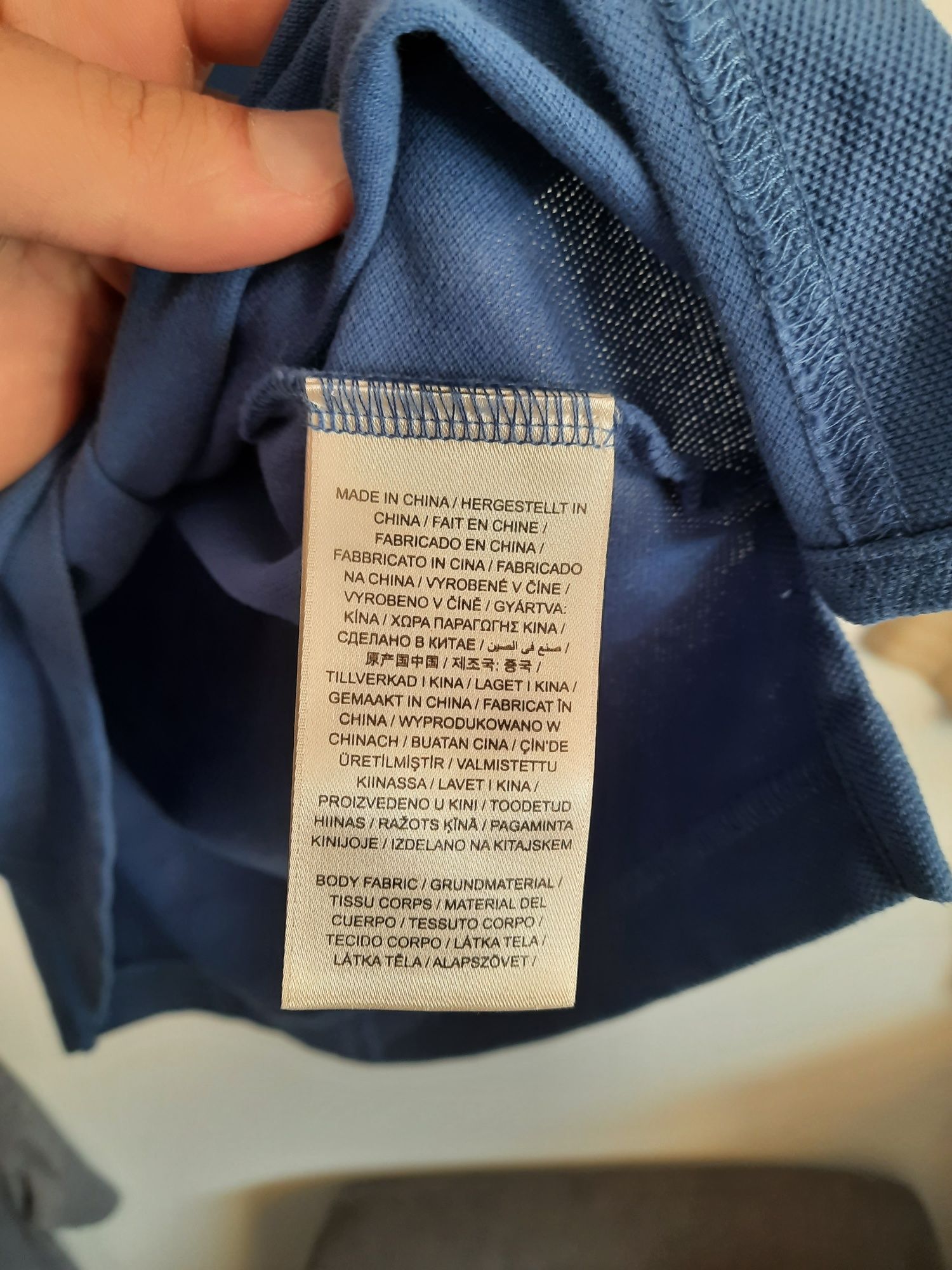 t- shirt koszulka Gant regular fit S niebieska