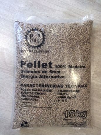 pellets 100% madeira