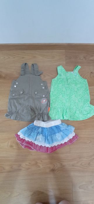 Sukienki i spódniczka rozmiar 68/74