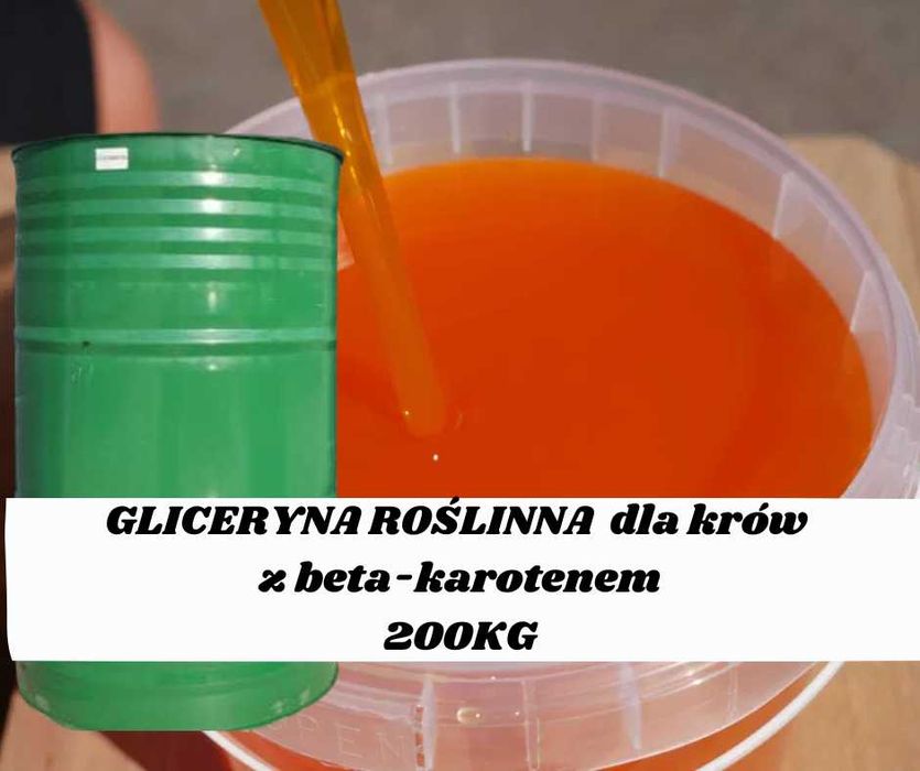Gliceryna, energia dla krów. 13,4MJ GlicerMax 200kg