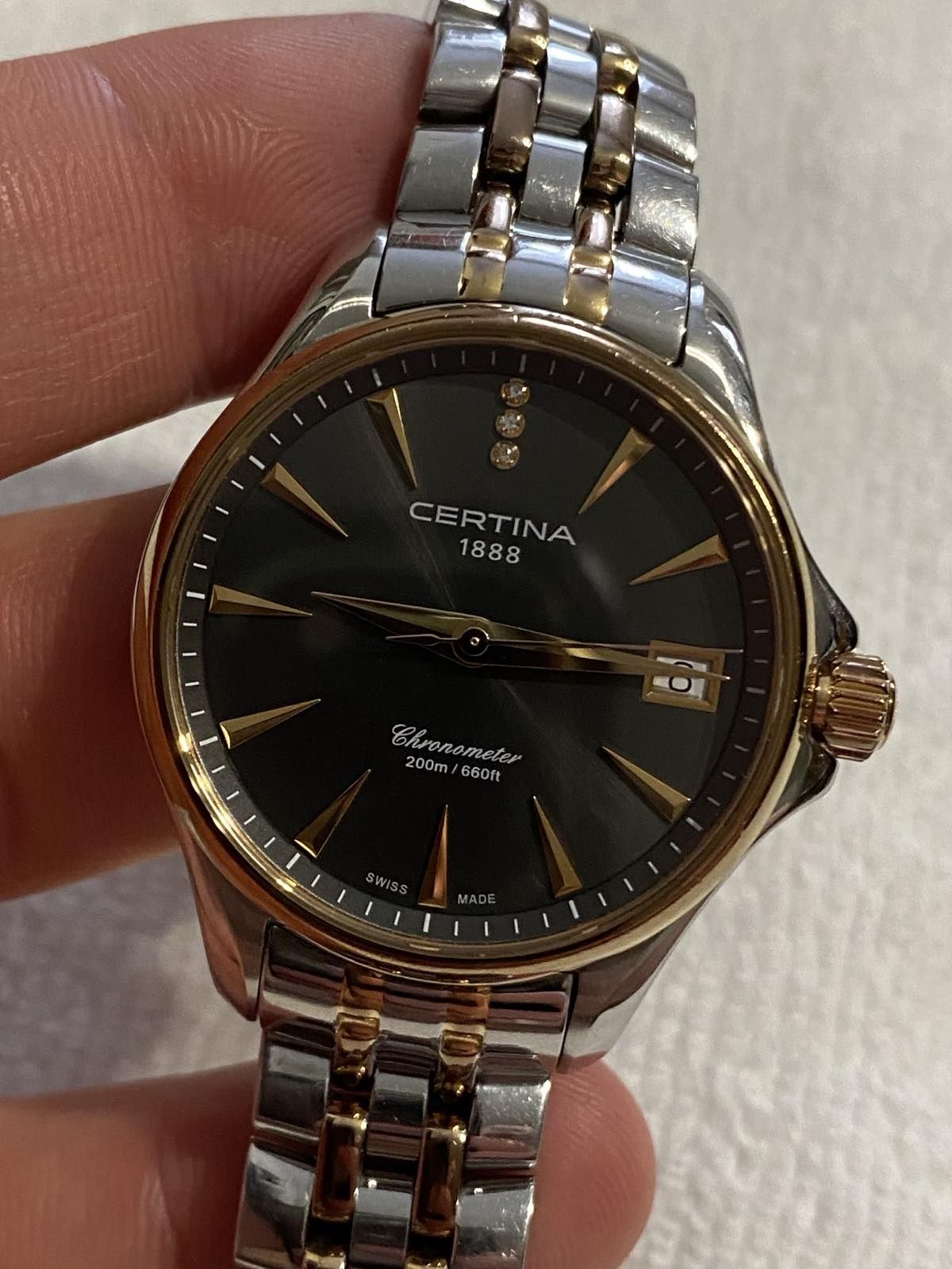 Швейцарские Часы с Бриллиантами Certina DS Action Цена 700$