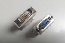 Conversor adaptador, Dvi-d, VGA, DB25 porta paralela