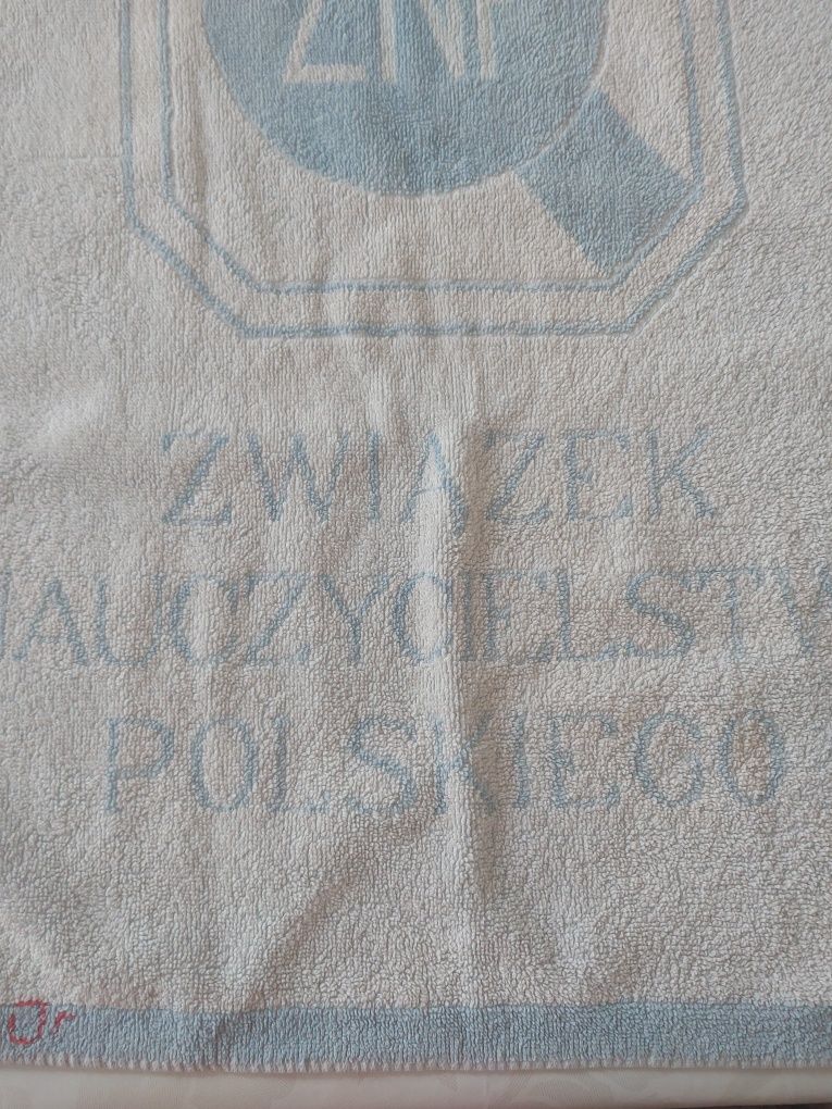 80 lat ZNP ręcznik okolicznościowy 1985r