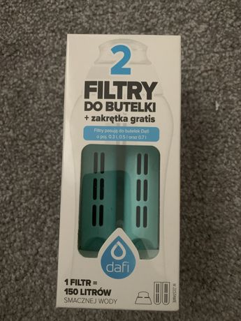 Nowe filtry do wody do butelek butelki dafi 2 szt zakretka mietowe