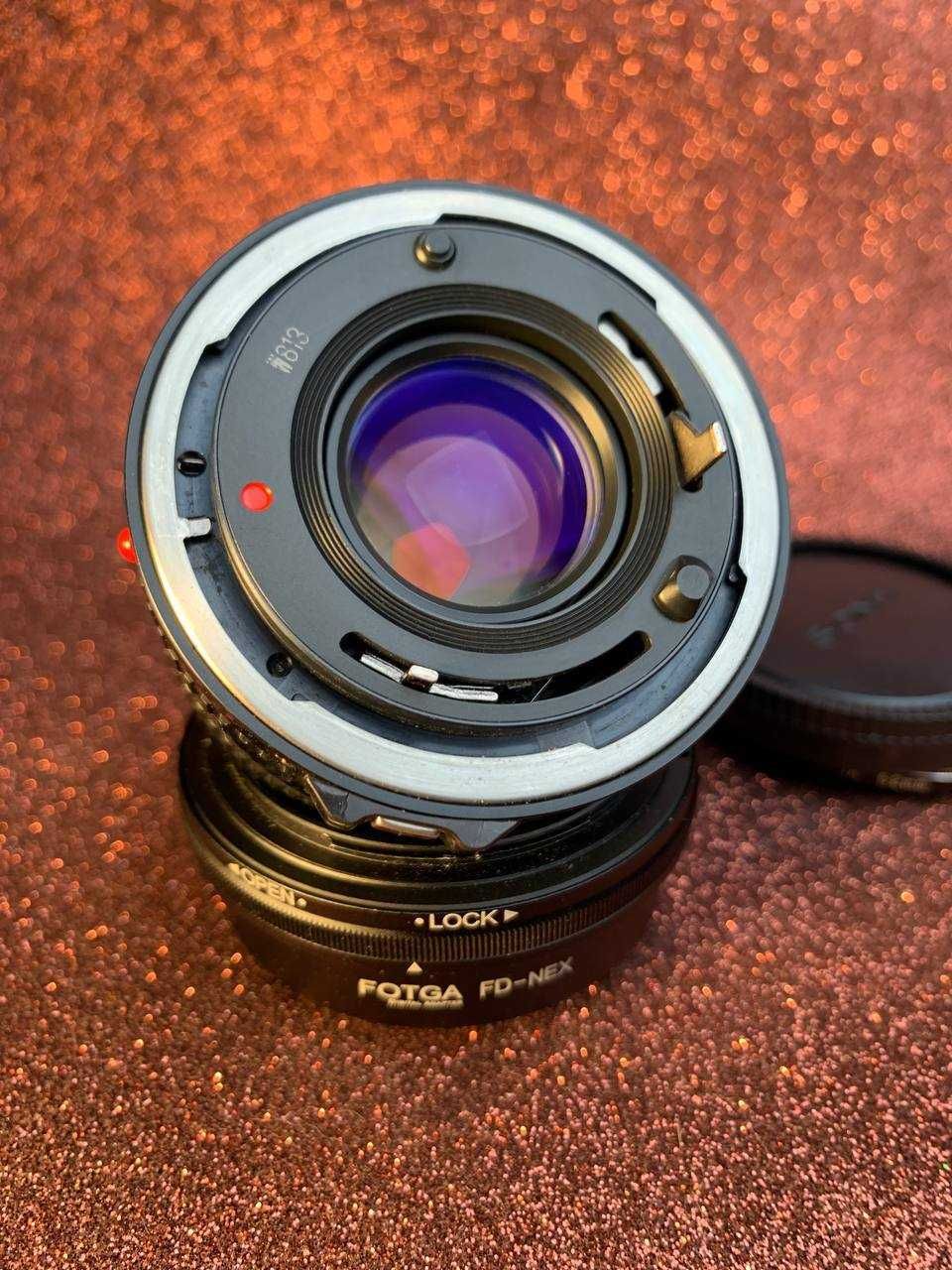 Canon Fd 50 1.8 з адаптером на Sony (NEX)