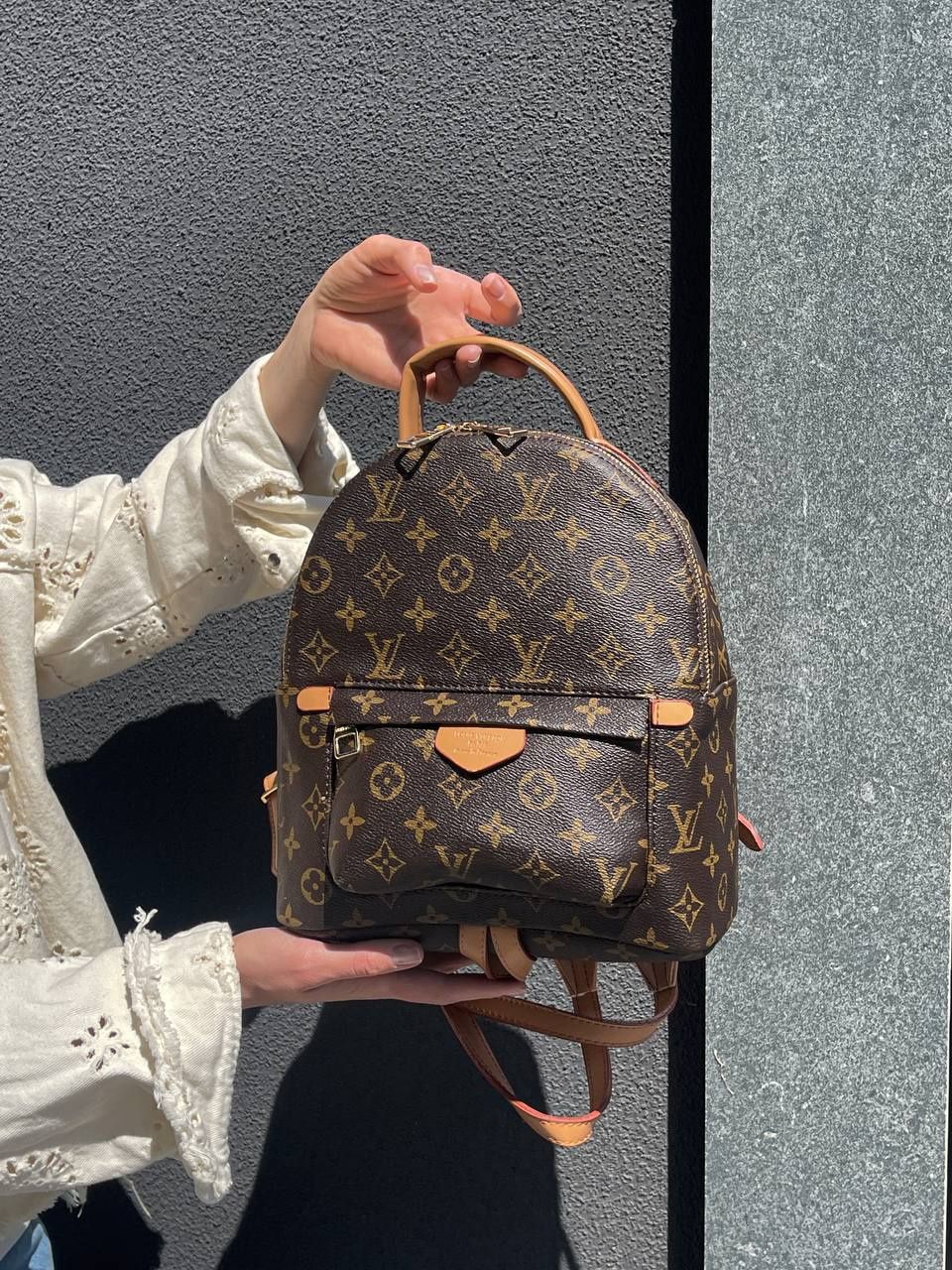 Женский рюкзак сумка  подарок на 14 февраля Louis Vuitton Palm