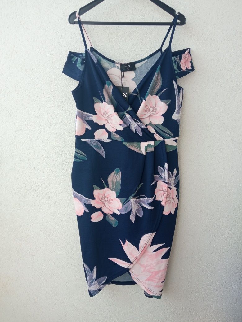 ax paris nowa elegancka sukienka w kwiaty r.42