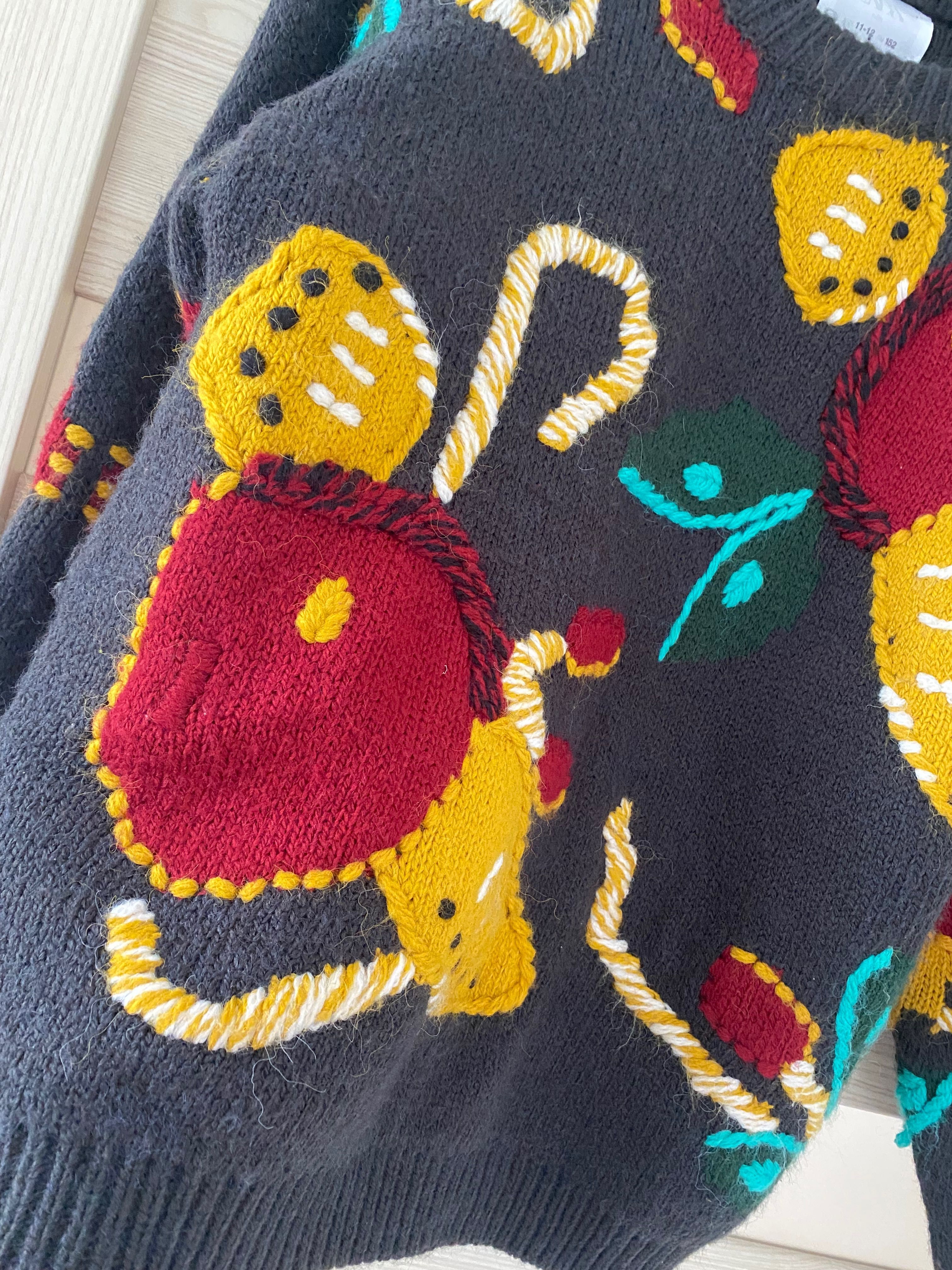 Sweter zara szary czarny wzory aplikacje must have poszukiwany