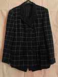 Komplet vintage garsonka marynarka spódnica krata rozmiar R.XL/42