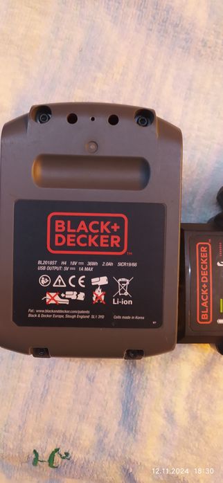 Шуруповерт дріль Black Decker bdcdd18 h1 з Німеччини