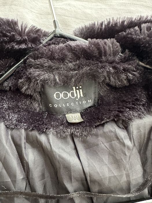 Болеро чорне плюшове хутро Oodji 44р