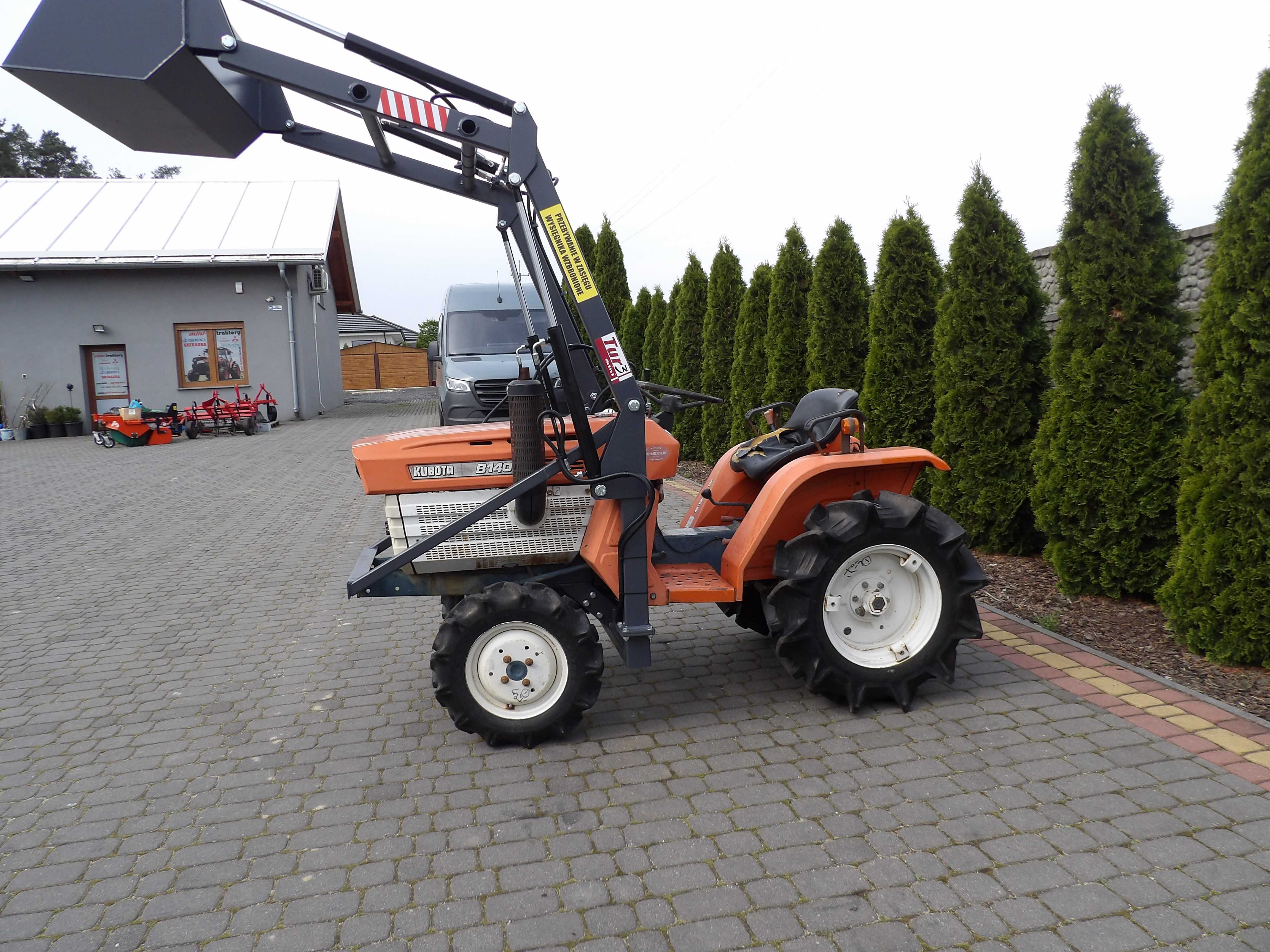 Kubota B 1400  14 KM 4x4 mini traktor traktorek ładowacz TUR Superstan