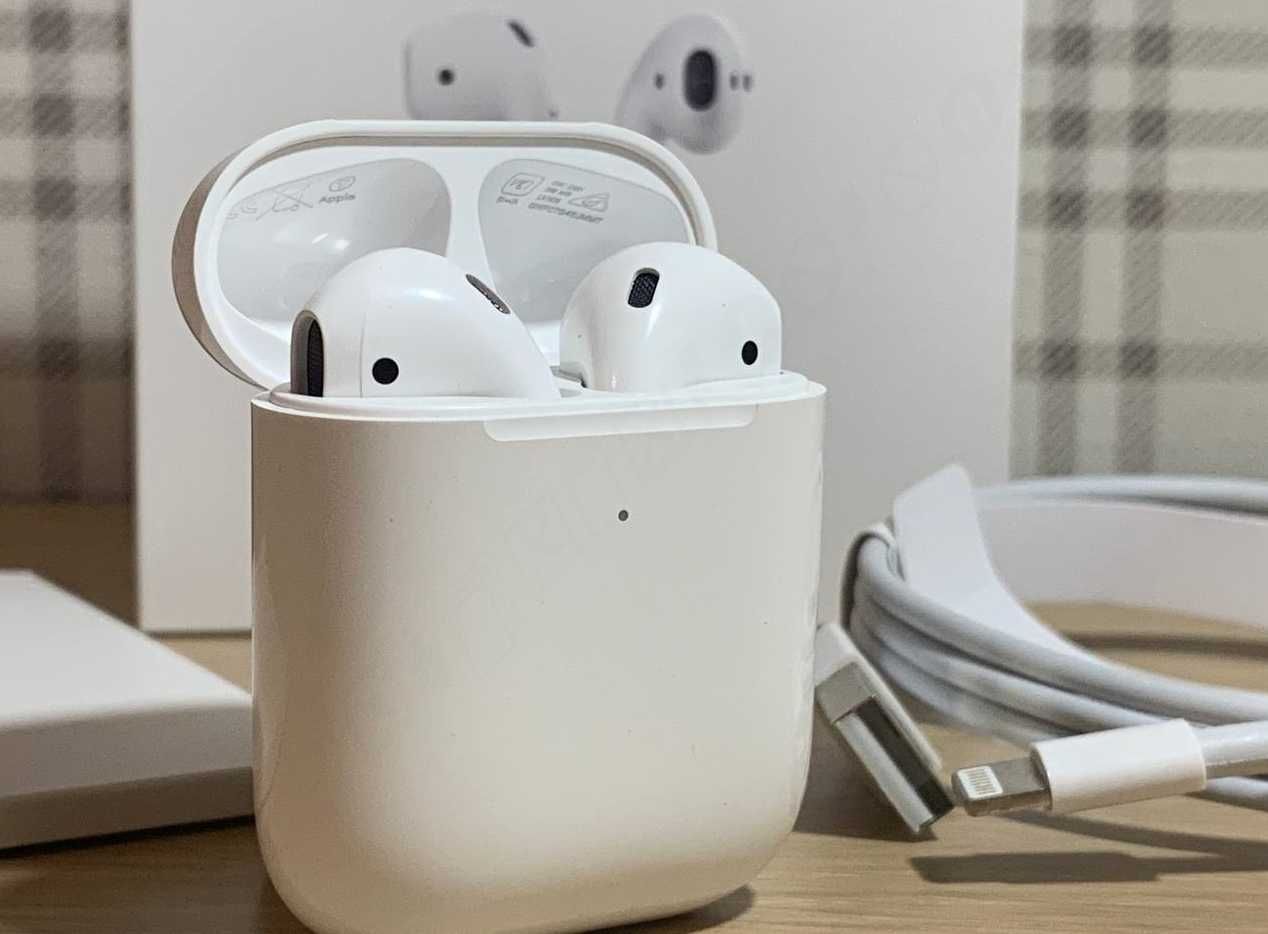 Навушники airpods 2 Bluetooth гарнітура with MagSafe Charging Case