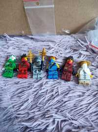 Figurki LEGO ninjago + bronie miecze figurka itp