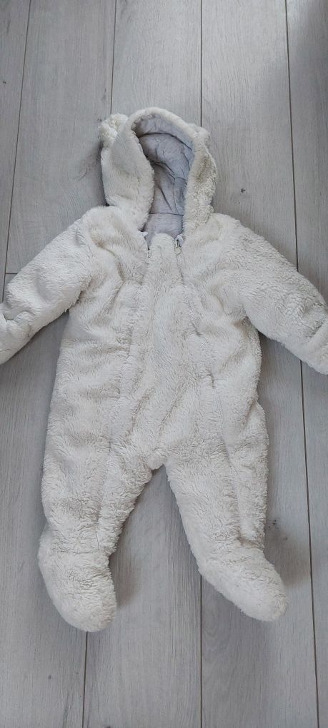 Kombinezon misiek biały primark 74
