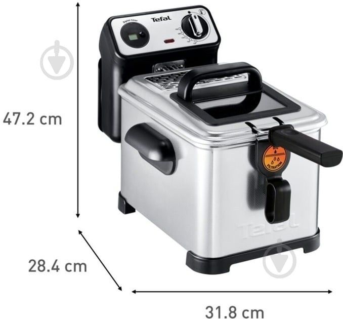 Нова Фритюрниця Tefal Filtra Pro FR511170