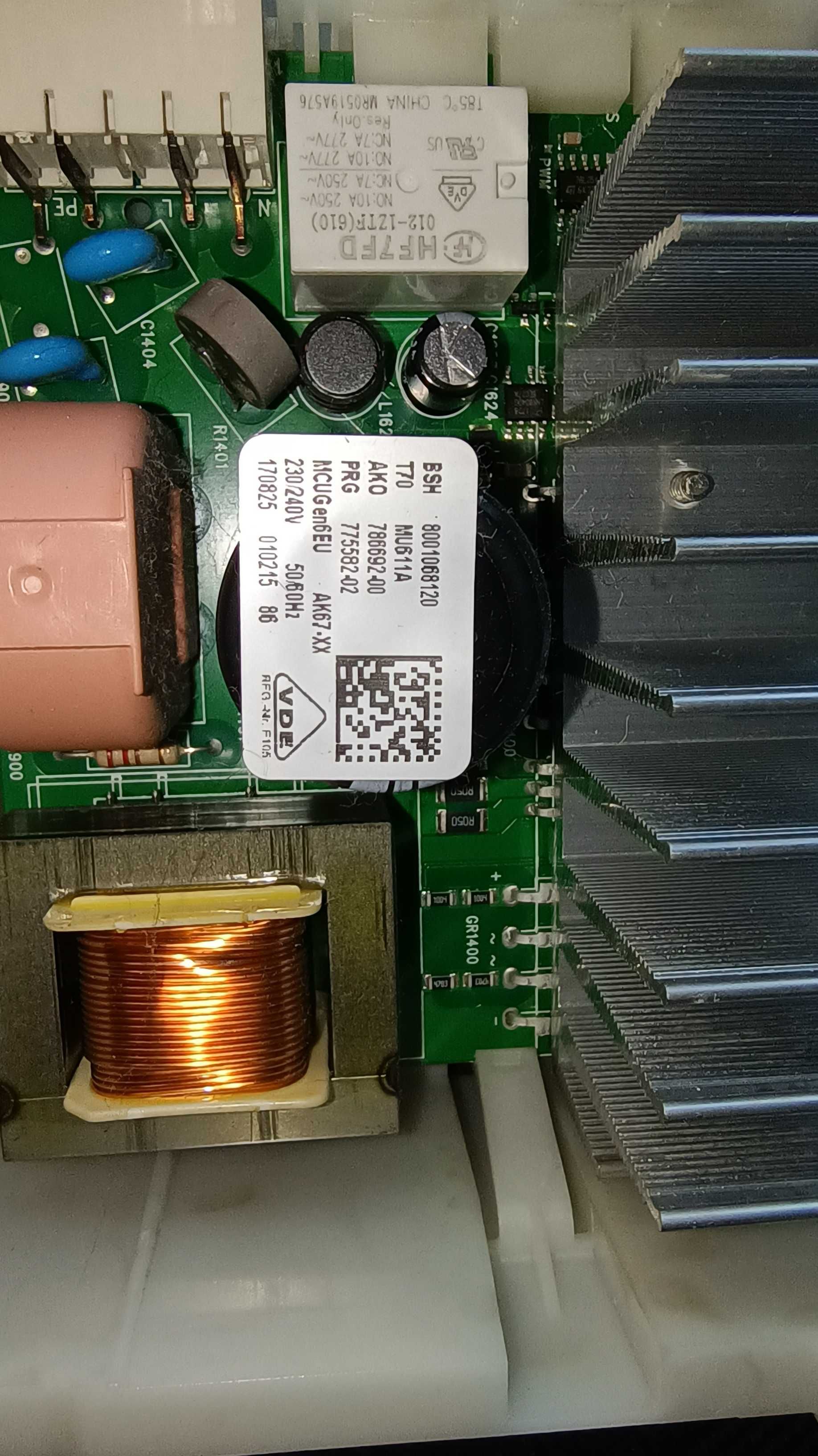 Modul silnika falownik+silnik pralki Bosch wlt 24460PL/08