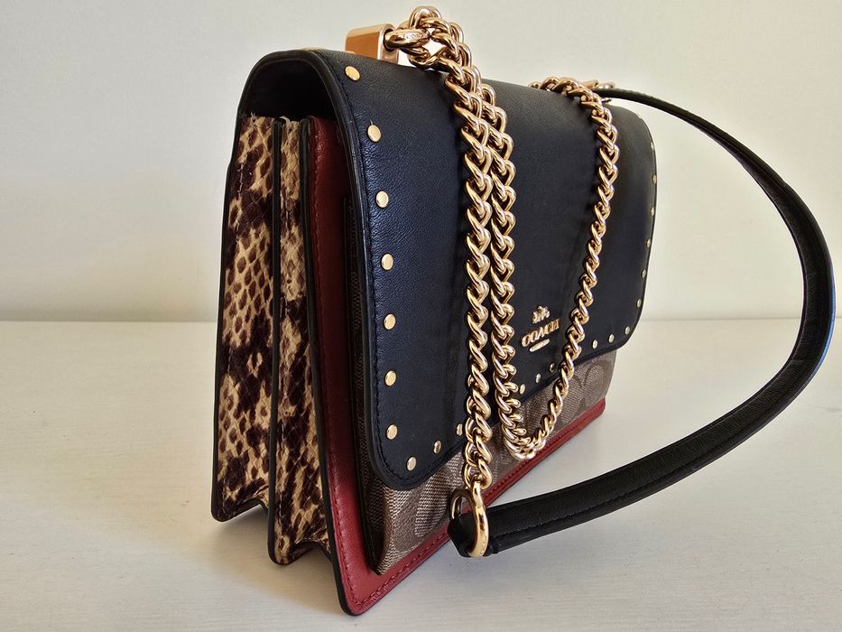 COACH - Mala animal print - usada mas é original