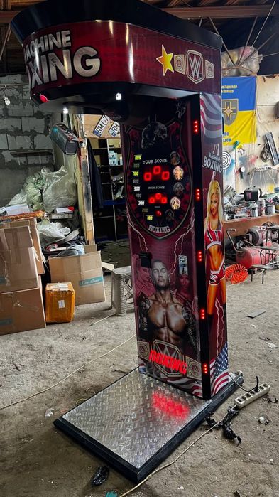 Силомер , автомат боксер , аттракцион , груша боксерская автомат