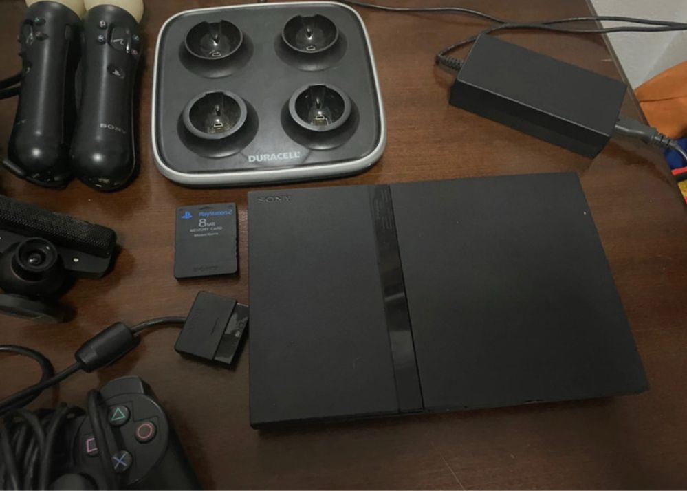 Pack Completo PlayStation 2 + Jogos + Acessórios Pronto a Jogar!