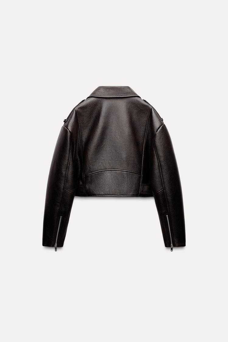 Женская байкерская куртка косуха Zara