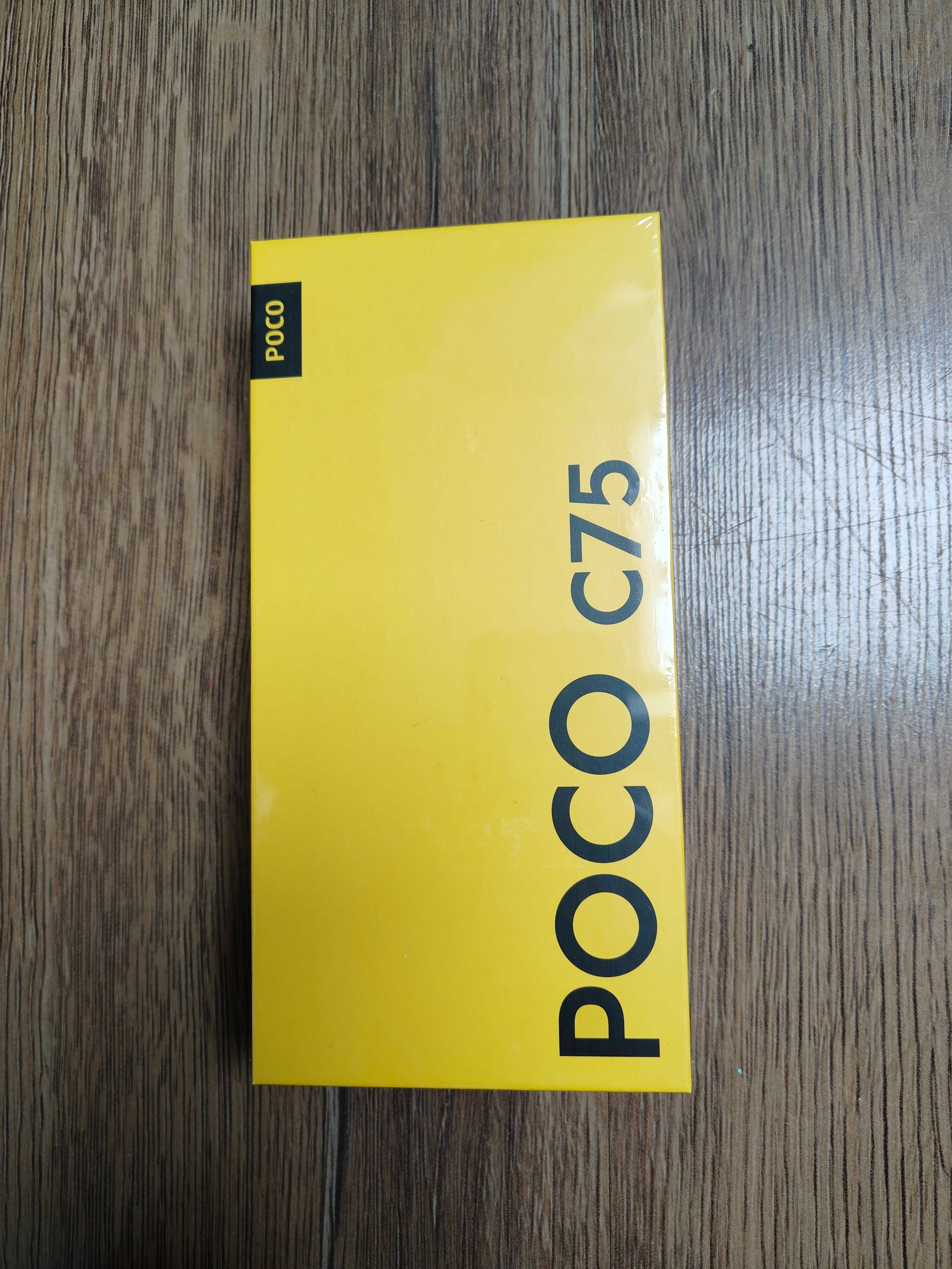 Smartphone 128 GB Ekran 120hz Xiaomi POCO C75 nowy zafoliowany